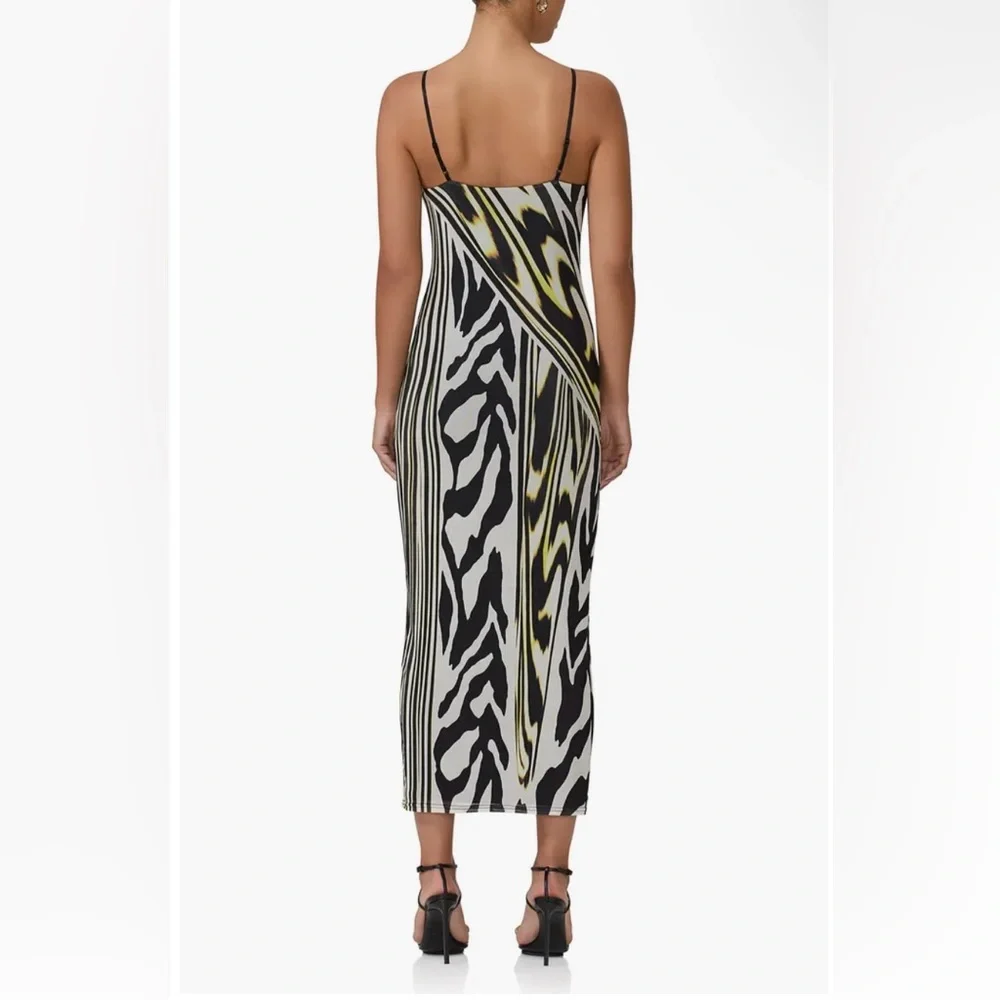 AFRM Amina Mesh Midi Slipdress - Picture 4 of 10